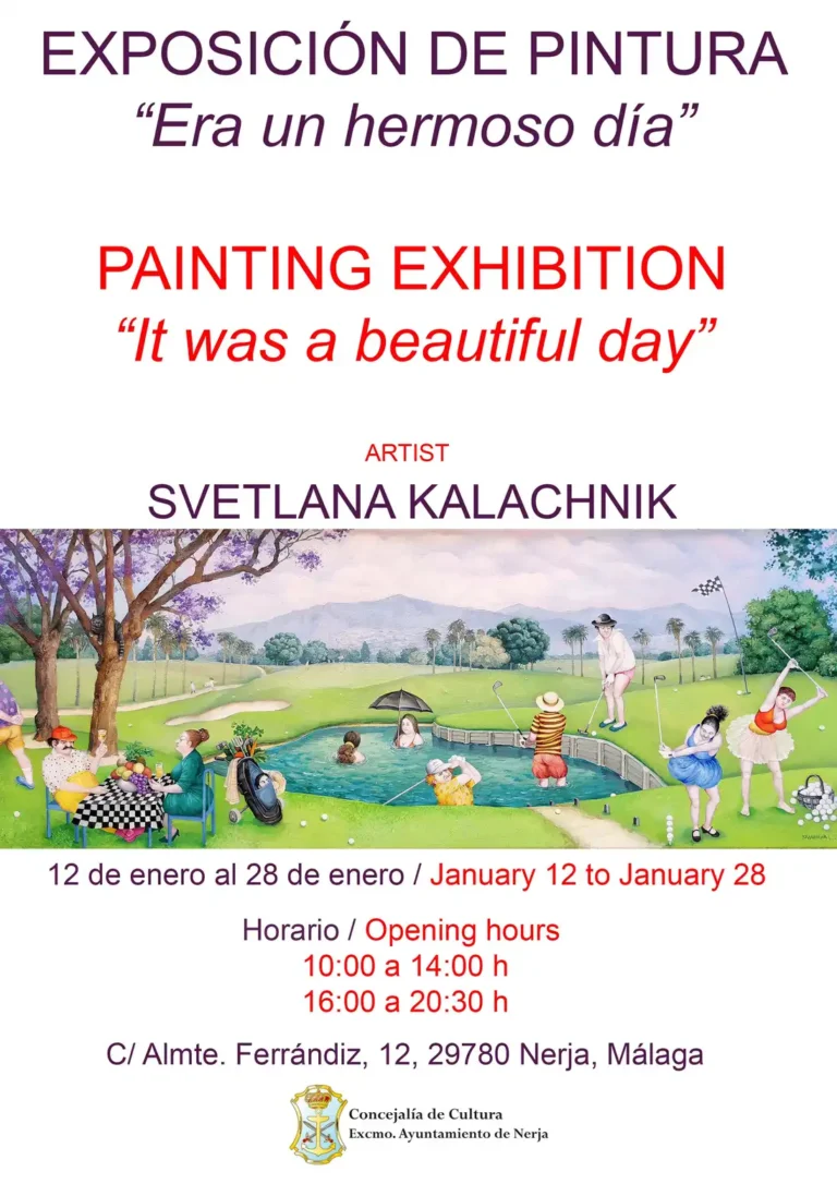 Exposición de pintura. ‘It was a beautiful day’