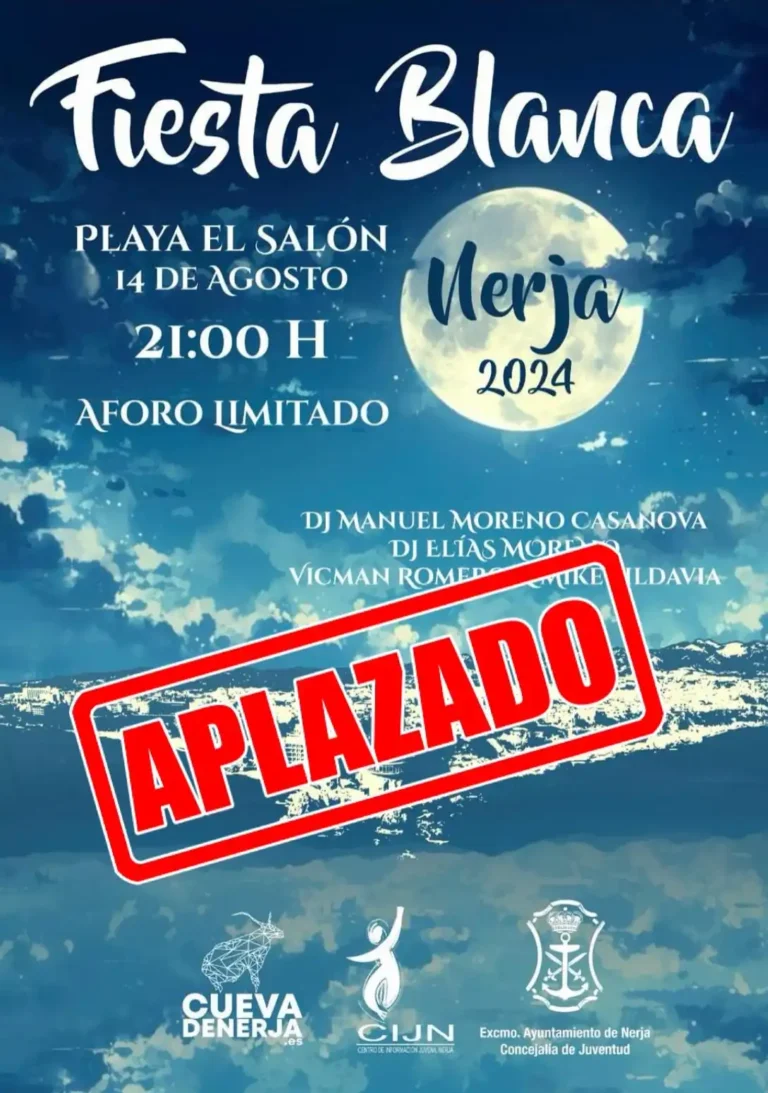 Aplazamiento Fiesta Blanca